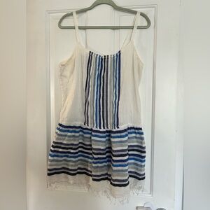 Lemlem Ethiopia Cotton Fringe Dress